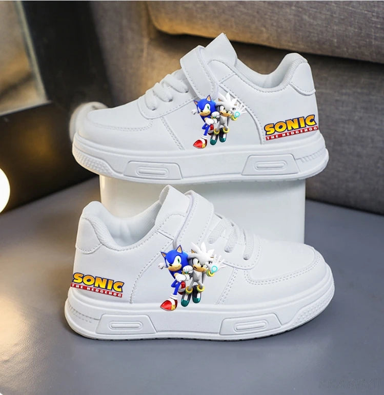 Sonic Students – modne buty codzienne z nadrukiem z kreskówek i anime – urocze trampki – prezenty na urodziny