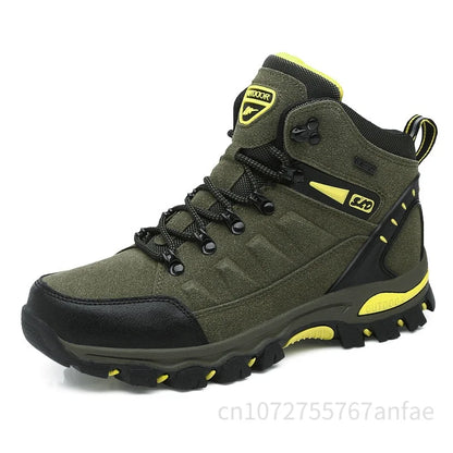 Couples Outdoor Hiking Shoes Comfortable Wear-Resistant Camping Climbing Mountain Shoes Breathable Sports Shoes Camping Boots