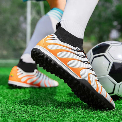 Ανδρικά παπούτσια ποδοσφαίρου Sport FG/TF Παπούτσια ποδοσφαίρου για εξωτερικούς χώρους Προπόνηση Αγόρια Αγώνας Αντιολισθητικά Παπούτσια με μακριά καρφιά Εσωτερικού χώρου Futsal Άνετα