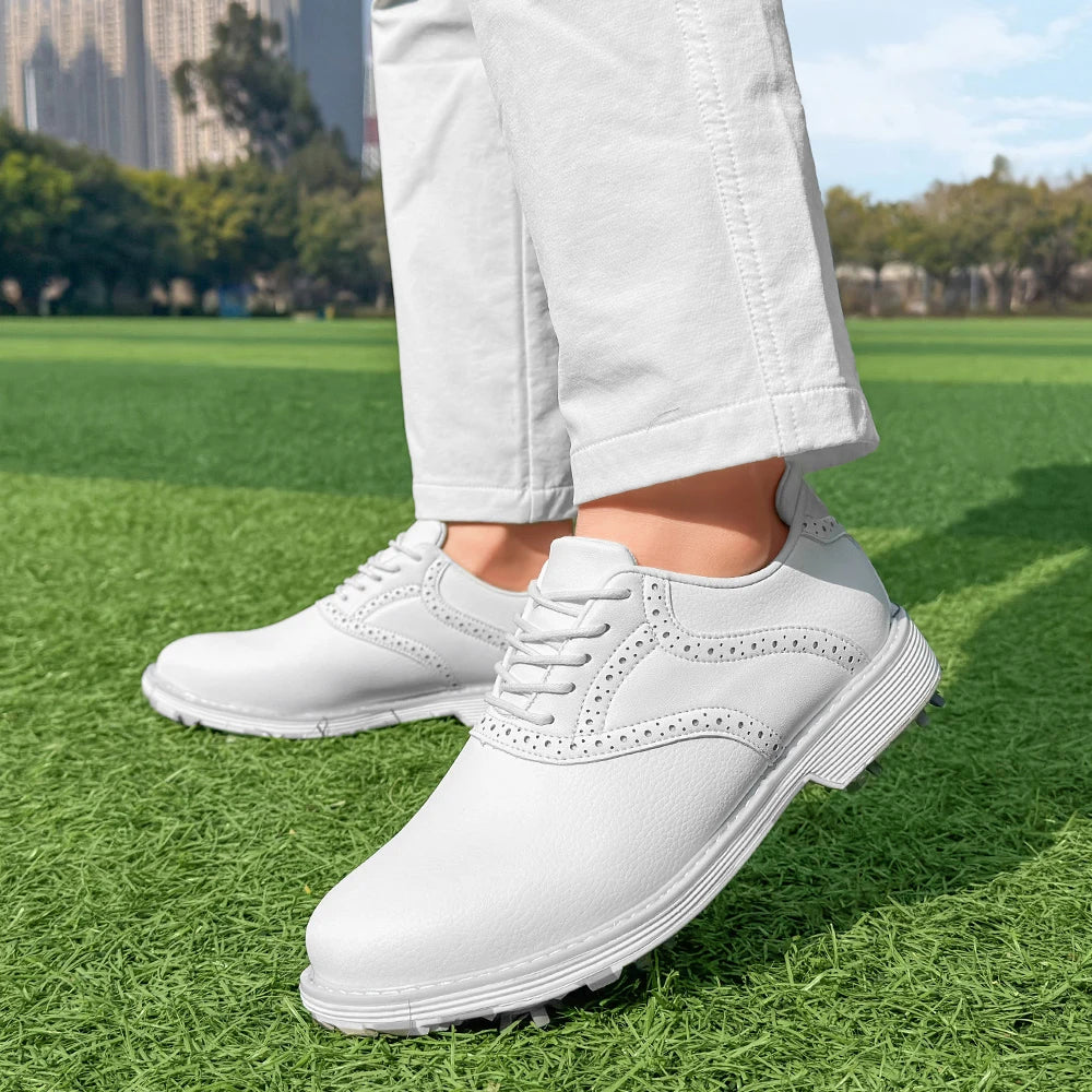 Chaussures de golf professionnelles pour femmes, chaussures de marche décontractées et tendance, chaussures de sport de golf confortables et antidérapantes pour le fitness en plein air