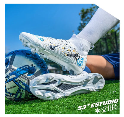 Men Professional Soccer Shoes Non-slip Football Boots Unisex Breathable Futsal Sports New Cleats Drop Shipping Ultralight
