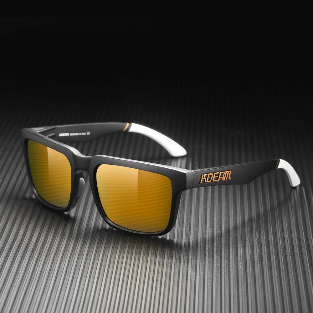 New Colors KDEAM-PLUS Large Size Square Unisex Sunglasses Polarized Photochromic Oversized Sun Glasses Fashion Anti Glare Mirror