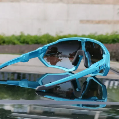 Kapvoe Herren-Marken-Angelbrille, Mountainbike- und Radfahrbrille, Damen-Rennradbrille, Fahrradbrille, Radsportbrille, Oculos Ciclismo