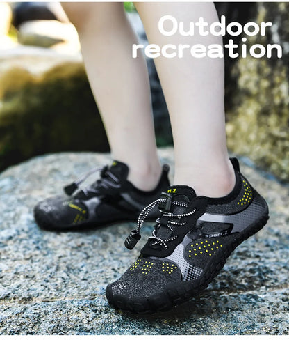 Vattenskor för barn, snabbtorkande strandskor, vattenskor för pojkar och flickor, barfota-sportskor, vadningsskor, sneakers för barn, dykning, fiske, surf-sandaler