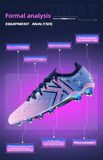Zapatillas de fútbol profesionales KELME FG con clavos largos. Botas de fútbol profesionales para césped natural. Zapatillas de fútbol antideslizantes para interior.