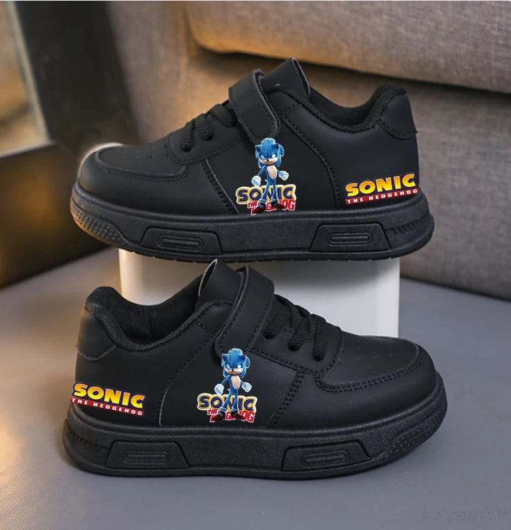 Sonic Students – modne buty codzienne z nadrukiem z kreskówek i anime – urocze trampki – prezenty na urodziny