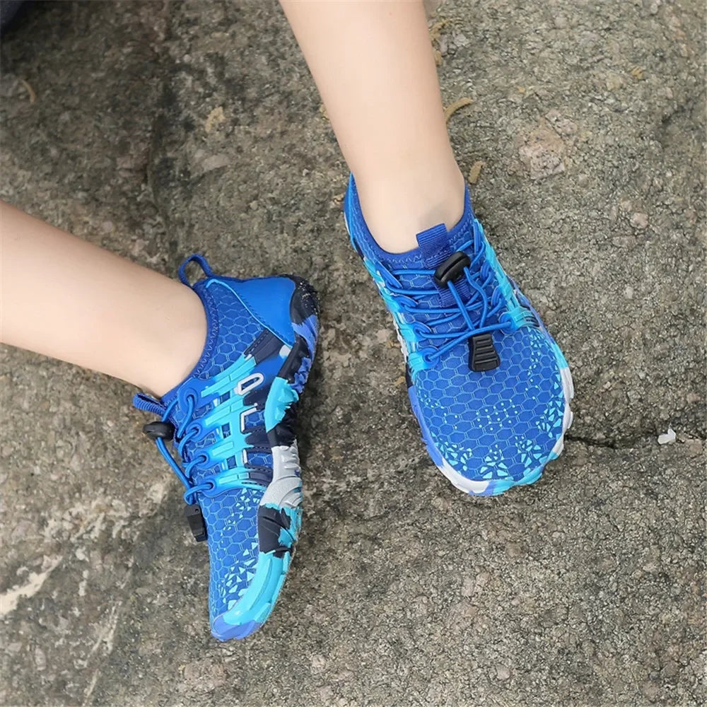 12 Farben Wasserschuhe für Kinder, Sommer, Strand, Five Fingers, Barfuß, Schwimmen, Aqua-Schuhe, schnell trocknend, Meer, Fluss, Kindersneaker