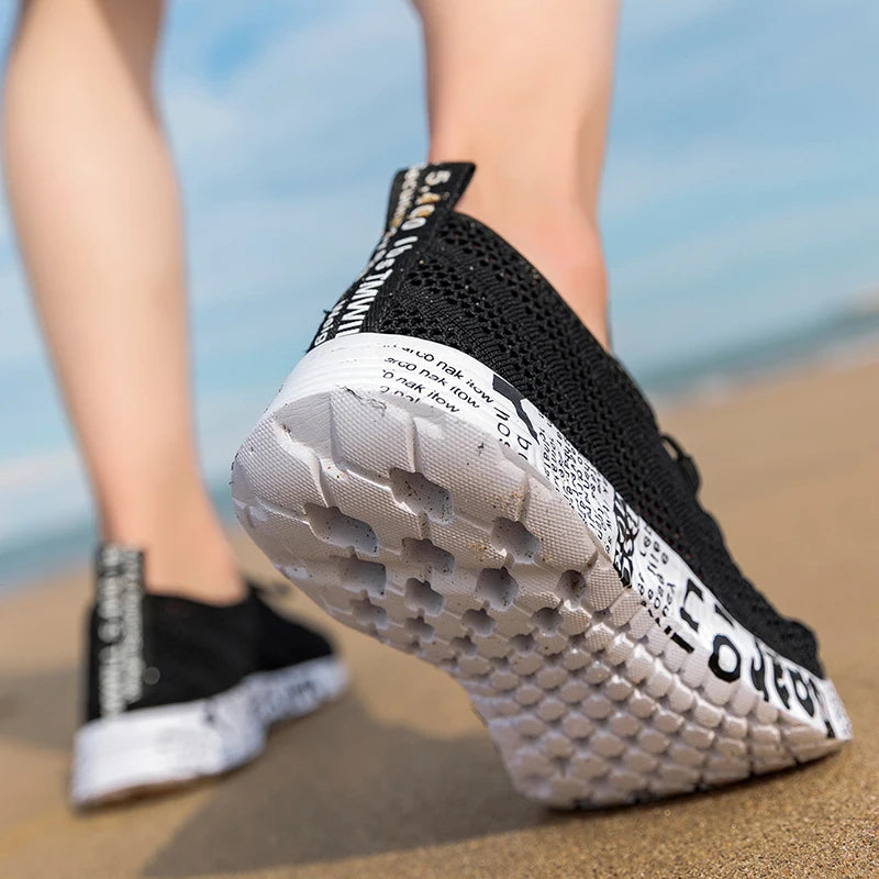 Herren Damen Aqua-Schuhe Watschuhe Wasser stromaufwärts Outdoor-Sport Strand-Sneaker Canyoning Camping Amphibisch Flusswandern Bach
