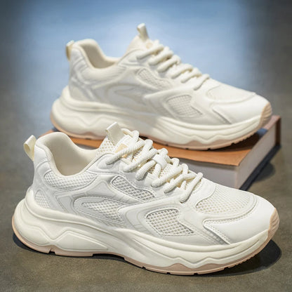Baskets décontractées pour hommes, printemps-été, semelle souple, antidérapantes, respirantes, chaussures de course en plein air, chaussures de sport Joker pour jeunes