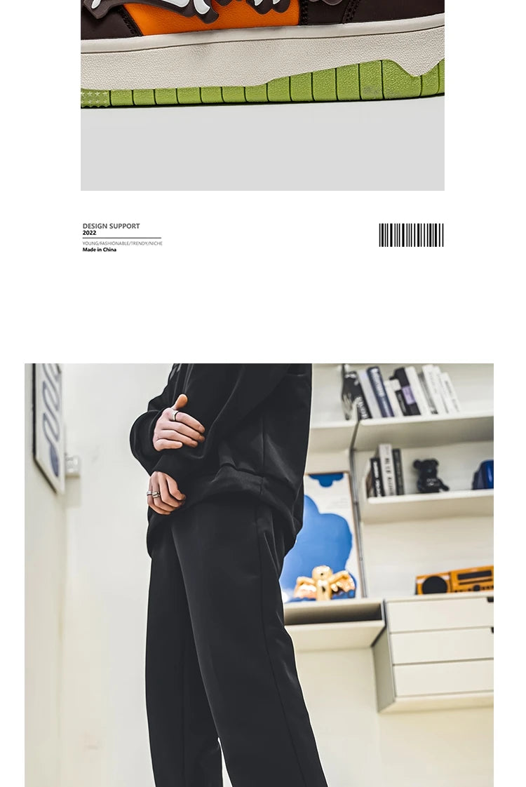 Modne niebieskie designerskie buty do skateboardingu dla mężczyzn, odzież uliczna, hip-hopowe trampki dla mężczyzn, luksusowe trampki na platformie do skateboardingu dla mężczyzn, buty do koszykówki dla mężczyzn