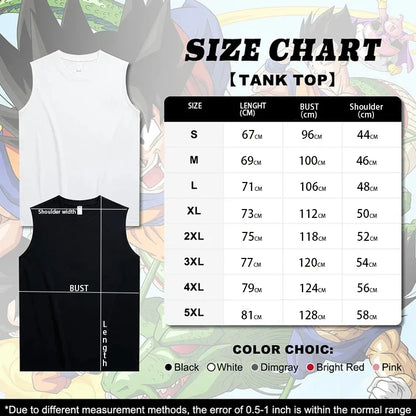 Dragon Ball Z Super Blue Vegeta American Retro Fitness Prsluk Y2K Harajuku stil za proljeće i ljeto Nova muška majica za svakodnevno nošenje