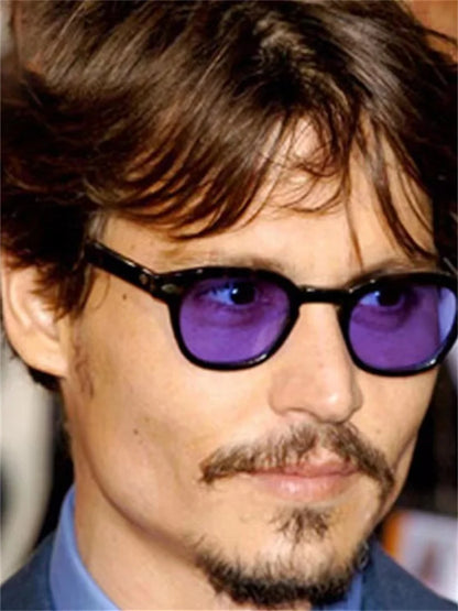Vintage Oval Classic 4 Small Ding Stylish Decorative Sunglasses for Men and Women