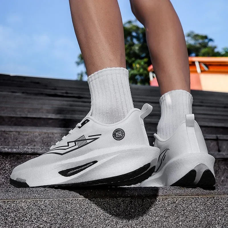 Men Running Shoes High-Quality Professional Training Lightweight Wear-Resistant Sports Flat Casual Sneakers for Man