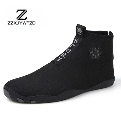 Sapatilhas aquáticas unissexo de cano alto para desporto ao ar livre, caminhada, travessias na água, natação, praia, fitness, mergulho e surf, estilo barefoot