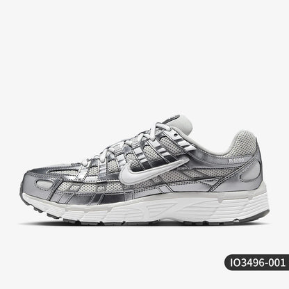 Nike Originals P-6000 Låga snörskor för damer, slitstarka fritids- och sportskor IO3496-001