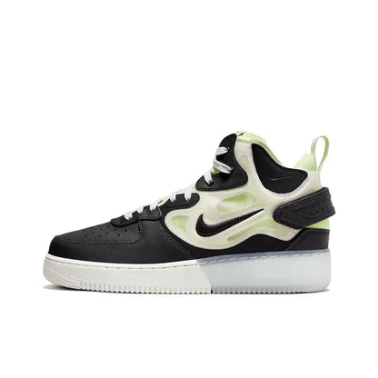 Nike Air Force 1 Mid Top Unisex Classic Sneakers, Cushioned Comfort Durable Design for Casual Streetwear DQ7666-001