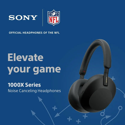 Auriculares Sony WH-1000XM5 inalámbricos con cancelación de ruido – Casco HiFi prémium supraaural Bluetooth 5.2 con transductor de 30mm, micrófono y batería de larga duración