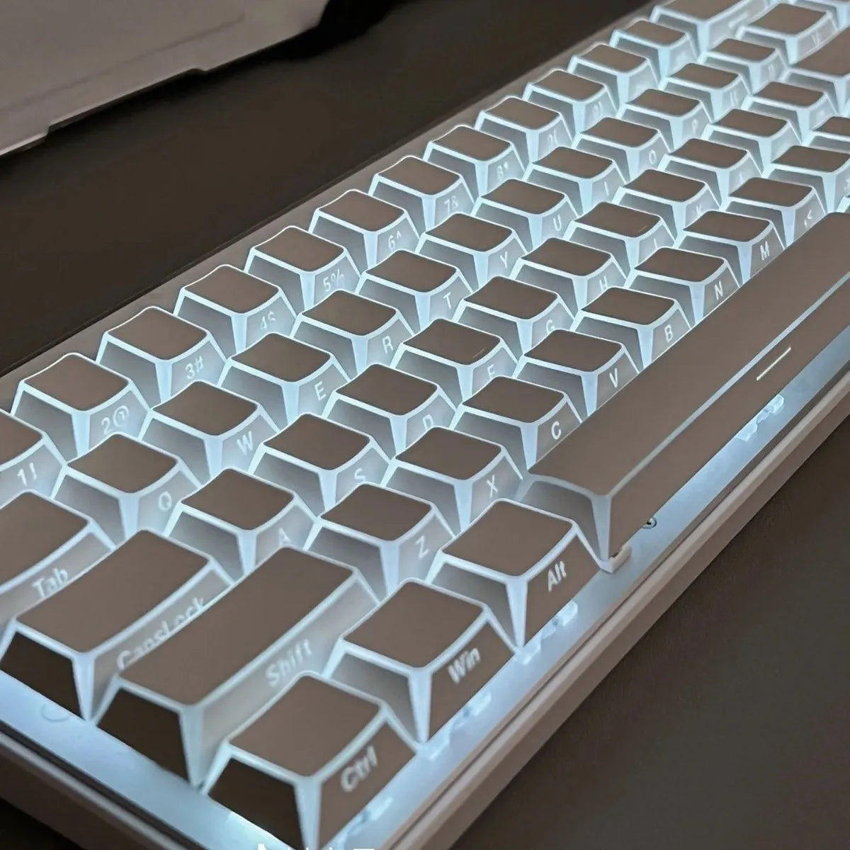 Shadow Keycap Side Print Edge Backlit PBT Shine Through White Black Macarons Cherry Profile 136 Key cap MX Gamer Keyboards AULA