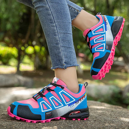 Men's Hiking Shoes Outdoor Sports Lace-Up Hiking Shoes Women's Hiking Sports Non-slip Hunting Tactical Sports Shoes