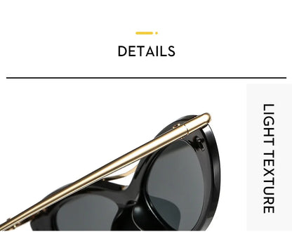 Fashion Small Cat Eye Sunglasses Women 2026 Luxury Brand Punk Metal Frame Sunglass Vintage Sexy Traveling Eyewear UV400 Shades