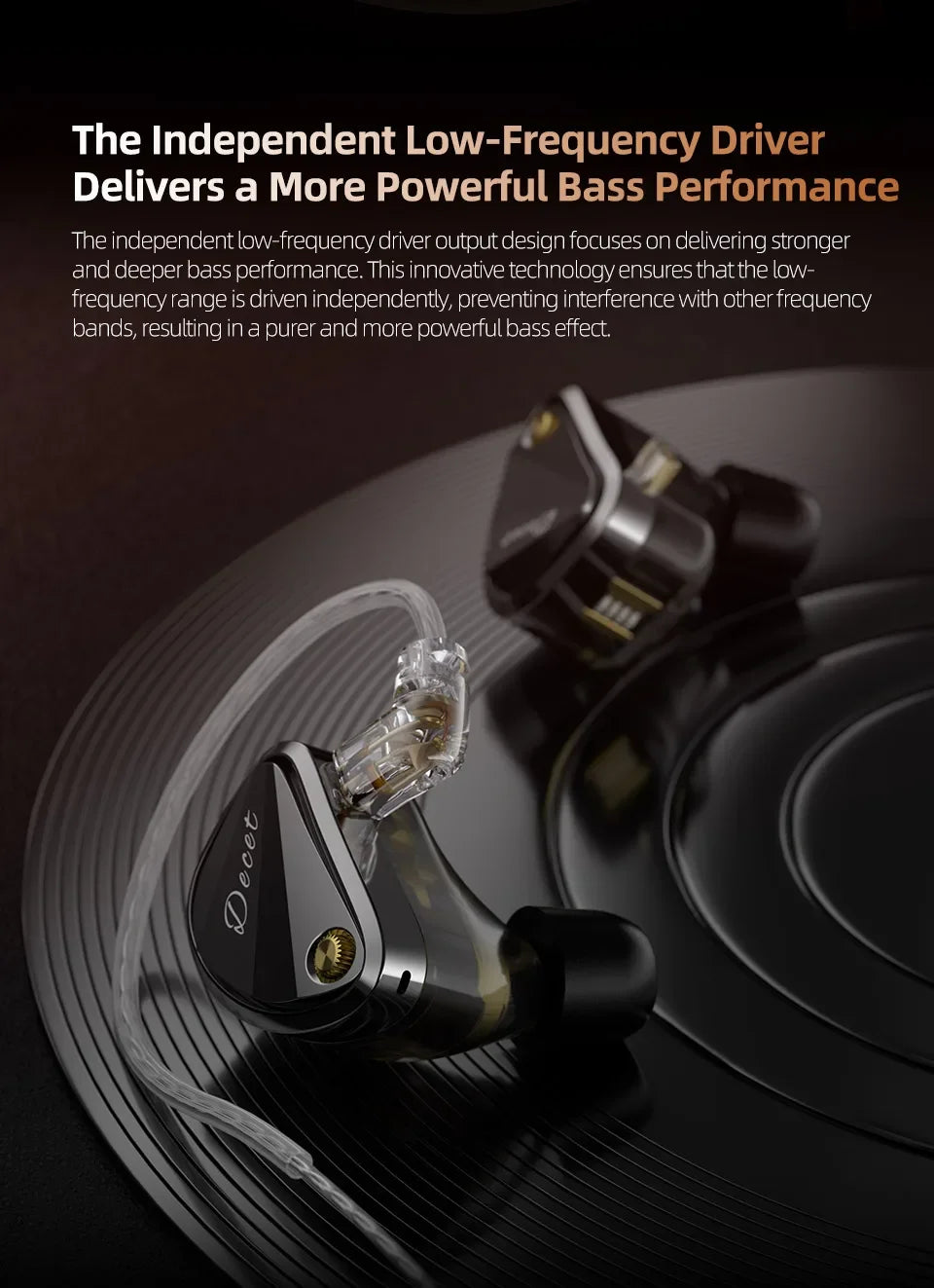 KZ Decet 5DD HiFi Wired In-Ear Earphones – Premium Dynamic Driver Earbuds with Detachable 2PIN Cable & Microphone