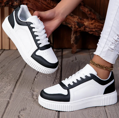 Damenschuhe Herren-Freizeitschuhe, vulkanisierte Schnürschuhe, Damen-Sneaker, rutschfest, leicht, bequem, Unisex-Sportschuhe