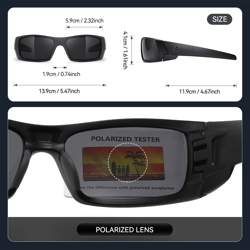 Kaenon Polarized Sport Sunglasses For Men And Women Ideal for Driving Fishing Cycling and Running UV Protection Glasses With Box