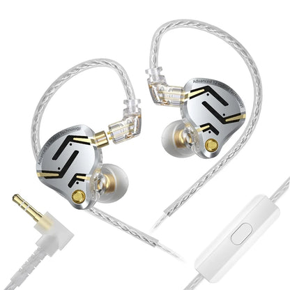 Auricolari IEM ibridi KZ ZS12 PRO 2 – Auricolari gaming cablati HiFi con bassi e driver super-lineari