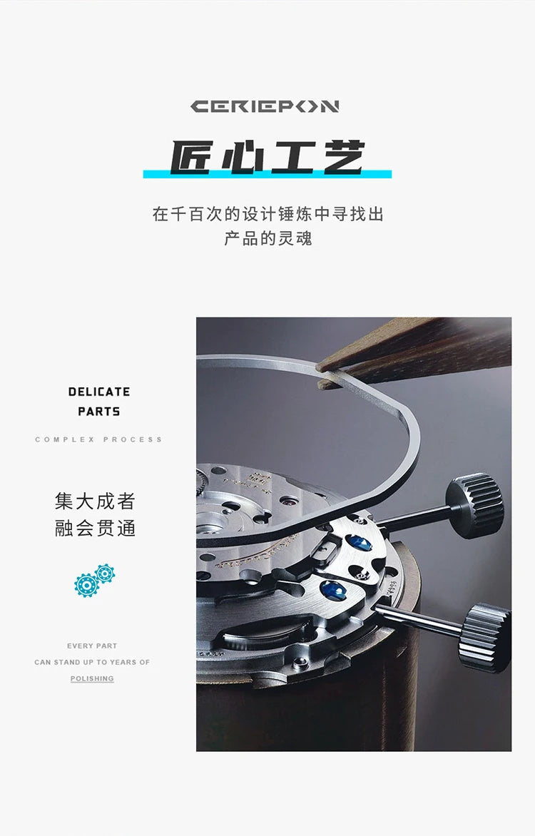 New Fashion Men Mechanical Automatic Wristwatch Pagani Design Richard Similar Hand Silicone Band Sport Watches Relogio Masculino