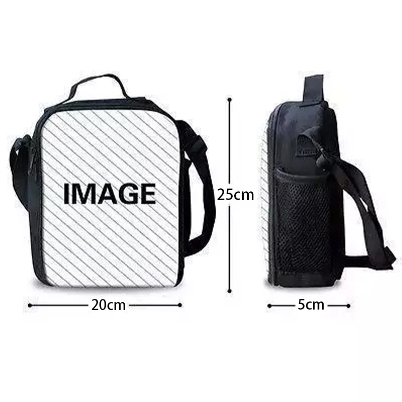 Hot Game Design Child Backpacks Lunch Bag Pencil Case Pupil Large Capacity School Bags For Boy Girl Best Gift F-FortniteS