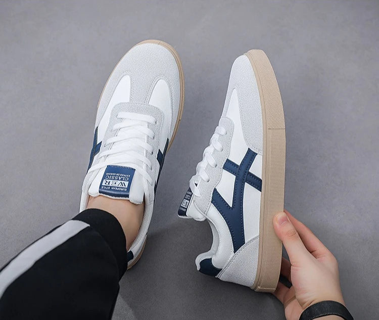 Herren-Freizeitschuhe – Leichte Freizeit- und Outdoor-Wanderschuhe – Sneaker – Rutschfeste flache Herrenschuhe