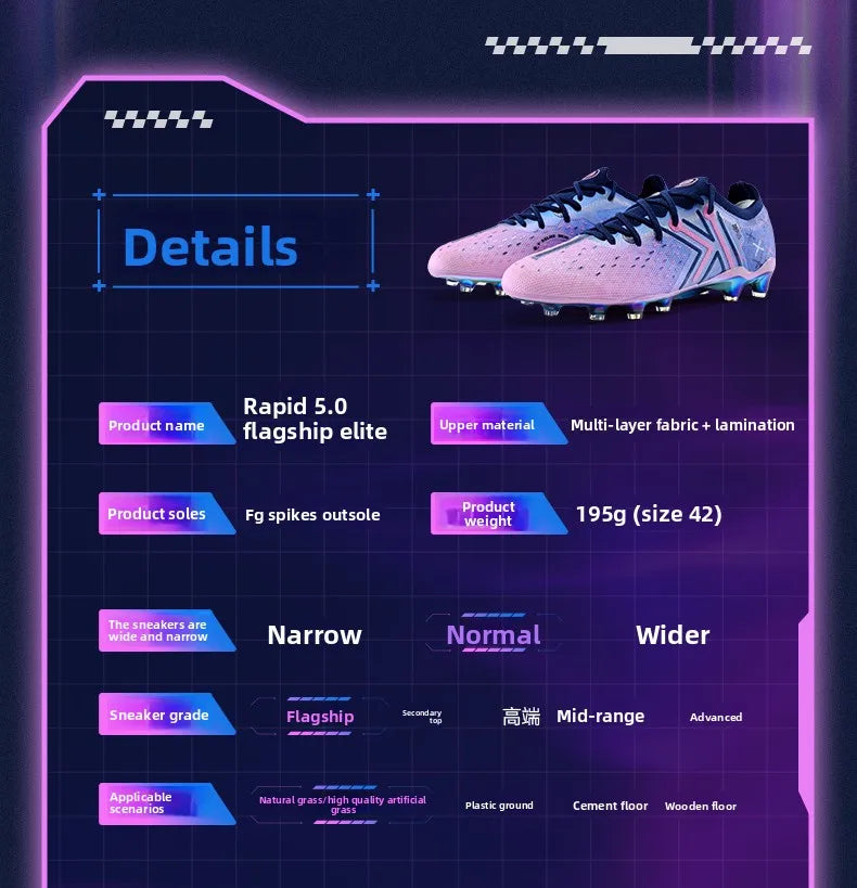 Zapatillas de fútbol profesionales KELME FG con clavos largos. Botas de fútbol profesionales para césped natural. Zapatillas de fútbol antideslizantes para interior.