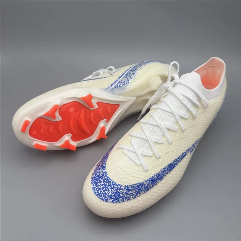 Mens Soccer Cleats Outdoor FG Professional Football Shoes Lightweight Breathable Youth Boys Athletic Training Sneakers