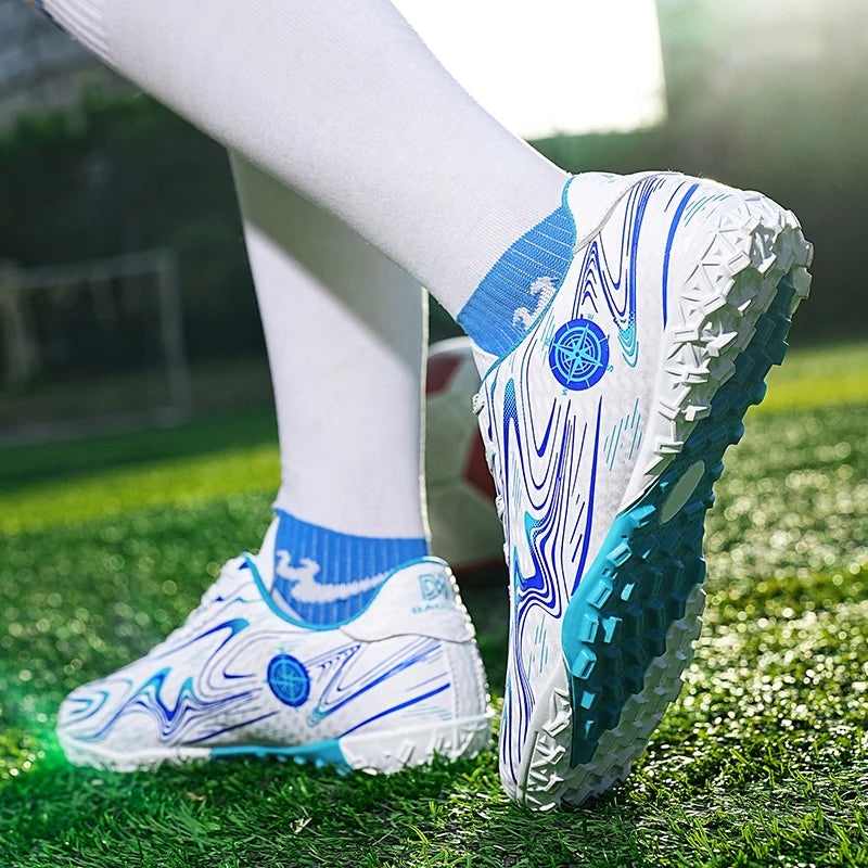 Chaussures de Football basses pour hommes, crampons de Football professionnels pour enfants en plein air, baskets d'entraînement sur gazon de haute qualité, chaussures de Sport, nouvelle collection