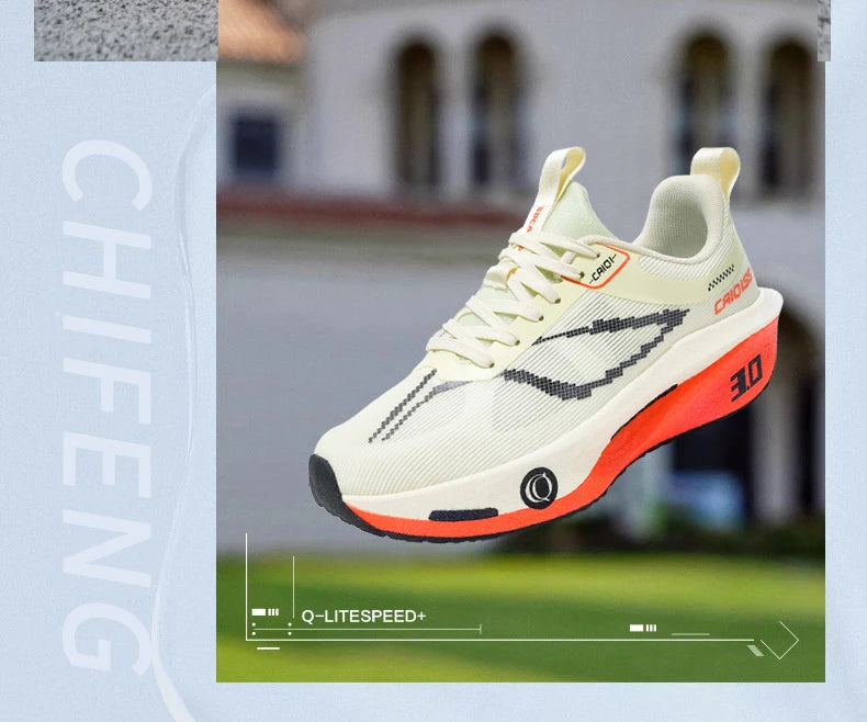 Buty do biegania z karbonową płytką do maratonu, męskie, sportowe, specjalistyczne, oddychające, lekkie, damskie, wygodne sneakersy sportowe outdoorowe