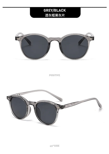 Vintage Round Sunglasses for Women Men Circular Sun Glasses Female Oval Eyewear Sunglasses for Male Female Eyeglasses