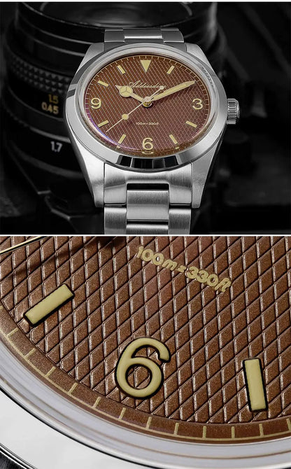 ADDIESDIVE 2025 NEW Watch For Men 316L Stainless Steel 10Bar Diving Luminous AD2096 Luxury Gift Quartz Wristwatch reloj hombre
