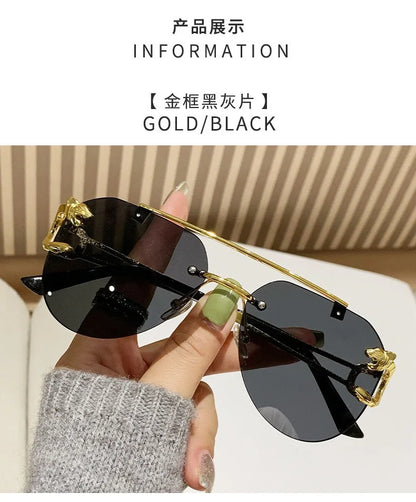 Keret nélküli női napszemüveg, luxus, designer, vintage, UV400, férfi napszemüveg, Lunette, Shades De Soleil, Femme, Gafas De Sol, Mujer, Lentes