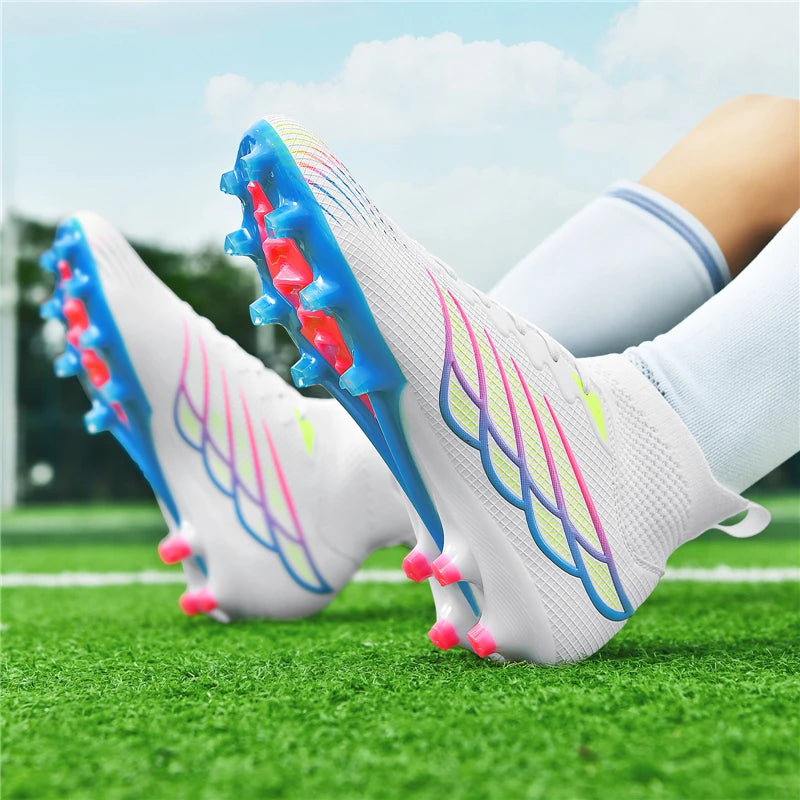 2026 New Superfly FG Football Boots Outdoor Soccer Cleat Black Shoes Soft Sport Professional Shoes Breathable Comfortable Boots