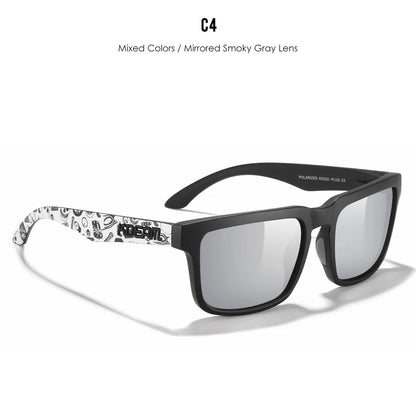 New Colors KDEAM-PLUS Large Size Square Unisex Sunglasses Polarized Photochromic Oversized Sun Glasses Fashion Anti Glare Mirror