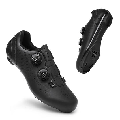 Buty rowerowe MTB dla mężczyzn, sportowe buty do jazdy po bezdrożach i szosie, płaskie buty do szybkiej jazdy na rowerze, obuwie do rowerów górskich z blokami SPD