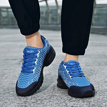 Pánské sportovní boty s lehkou, pružnou a měkkou podrážkou, módní síťovina, prodyšné, pro mládež, outdoorové, běžecké a fitness tréninkové boty pro muže