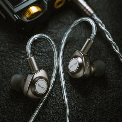 Auricolari cablati Kefine X ANELEARS Delci AE 10mm HiFi IEM – Monitor in-ear con driver DLC+PU e doppia sintonizzazione per musica e gaming