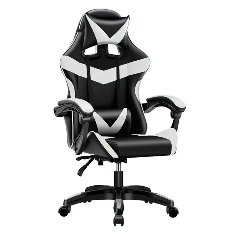 Chaise d'ordinateur chaise de jeu confortable longues heures assises appui-tête inclinable et Support lombaire pour meubles de bureau à domicile