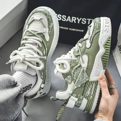 Módní skate boty, pánské tenisky, pánské prodyšné běžecké boty, outdoorové síťované volnočasové boty, pánské šněrovací vulkanizované boty, Zapatillas