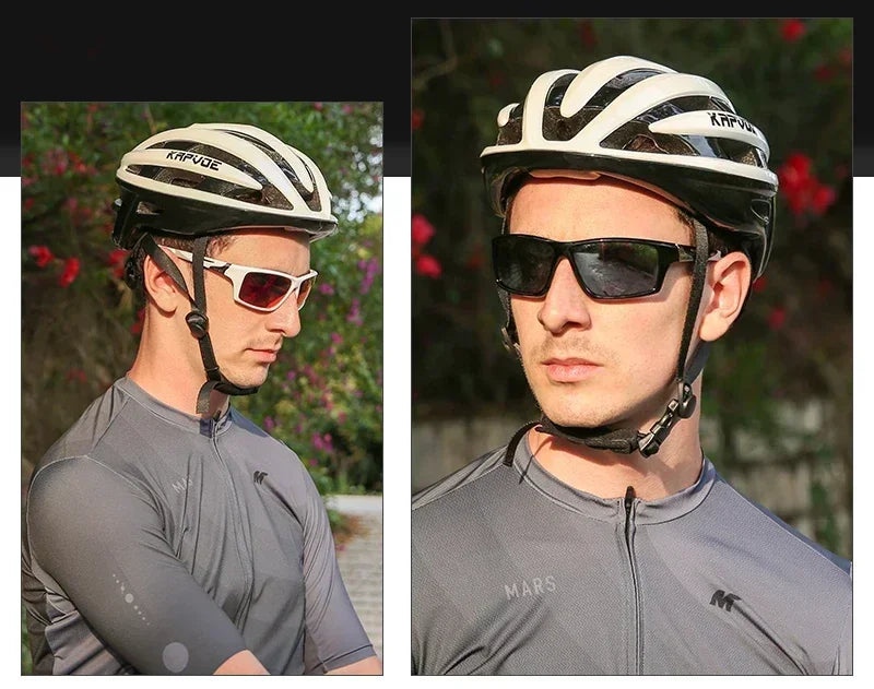Kapvoe Polarisierte Angel-Sonnenbrille Radfahren Herren Damen UV400 Fahrradbrille Sportbrille Fahrradbrille MTB-Fahrradbrille