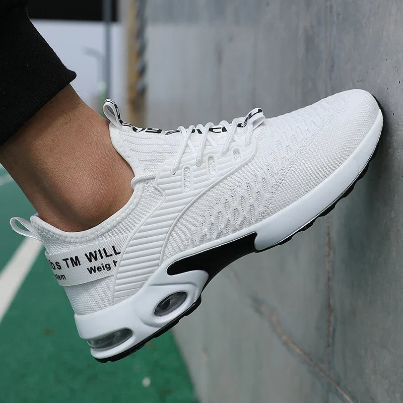 Letnie buty męskie Siateczkowe buty sportowe na co dzień Buty wiosenno-letnie Tenisówki Lekkie buty do chodzenia Czarne trampki Produkt cieszący się dużą popularnością