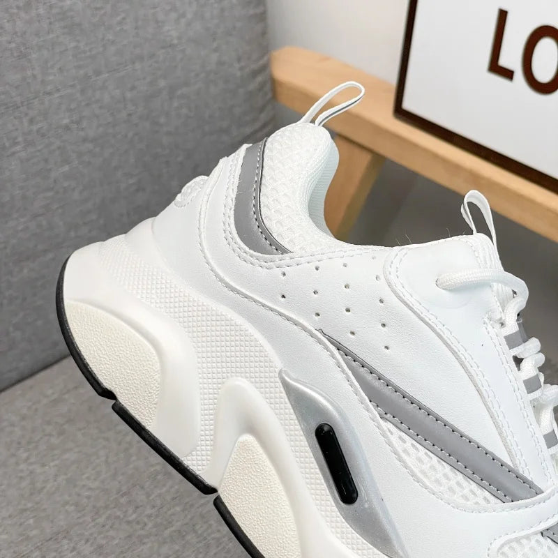 Chaussures décontractées pour hommes, sans logo, semelle épaisse, respirantes, baskets tendance, chaussures de marche confortables pour hommes, zapatillas hombre, chaussures de luxe pour hommes.