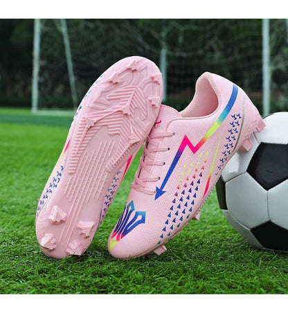 High Quality Men's Soccer Shoes for Society, Ultralight Turf Soccer Cleats Sneakers, Training Football Boots Chuteira Campo Sizes 35-45
