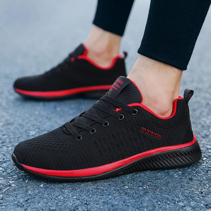 Løbesko til mænd, lette sportssko til kvinder, klassiske, åndbare casualsko i mesh, mokkasiner til mænd, sneakers
